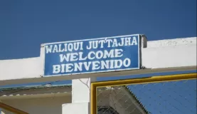 welcome in 3 languages: Quechua, English, Spanish