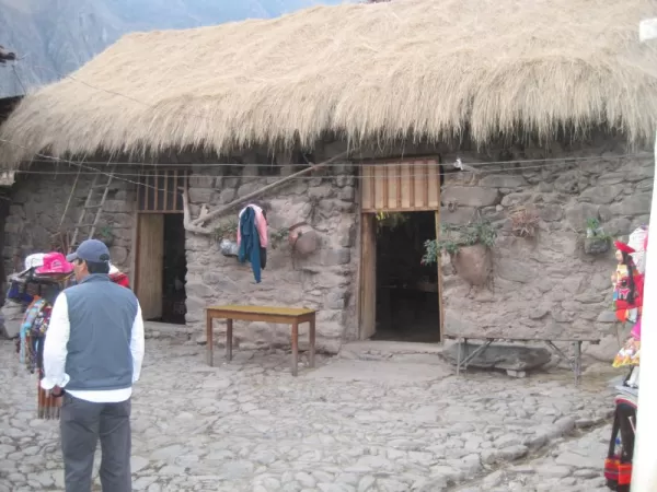 Typical Peruvian Home - at Ollantaytambo