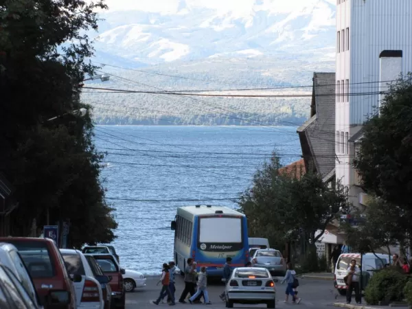 Lago Nahuel Huapi, view from downtown Bariloche