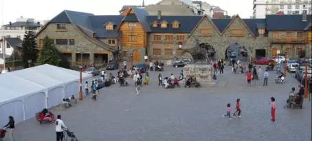 Bariloche Main city square