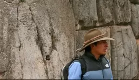 Marco explaining the Sacsayhuaman site.