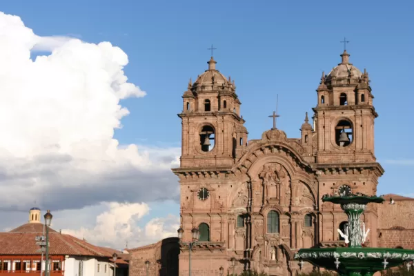 The lovely Iglesia de la Compania in Cusco 