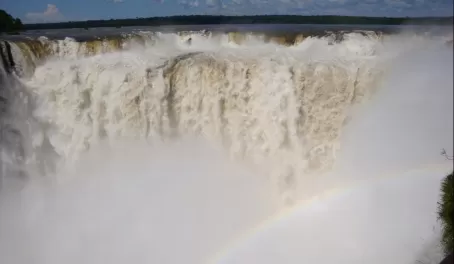 The Falls and a flawlessly crafted rainbow