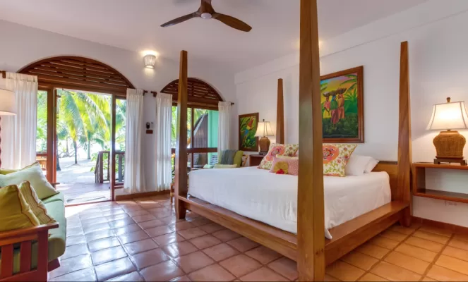 Beachfront room