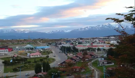 View of Ushuaia from our hotel 'Hosteria Linares'