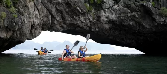 Kayaking in Halong and Lan Ha