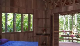 Our cabin at the Selva Bananito Lodge