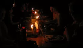 Dinner at the Selva Bananito Lodge