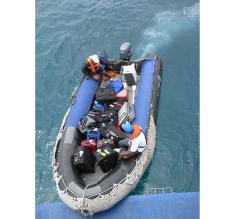Our luggage travels in style to the Pinta