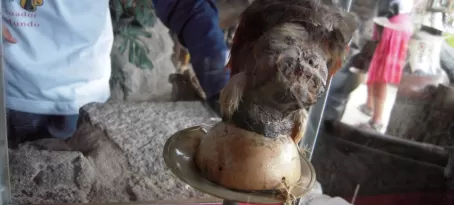 shrunken human head