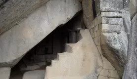 Incan stonework Machu Picchu