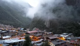 Morning in Machu Picchu town