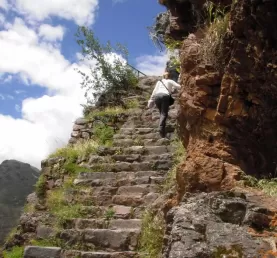 Trail at Pisac Inca Place