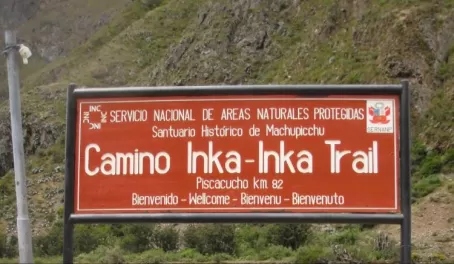 Kilometer 82 and the start of the Inca Trail