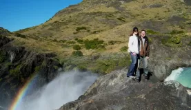 Hiking through Torres del Paine