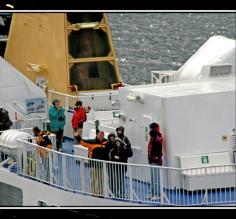 Bon Voyage - Stay Warm! We anxiously await departure.
