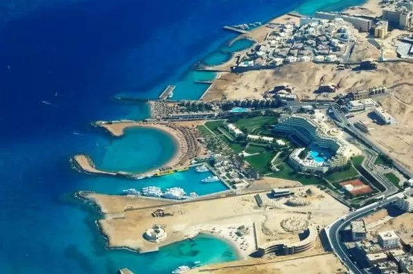 Port city of Hurghada, en route to the Ancient city of Luxor