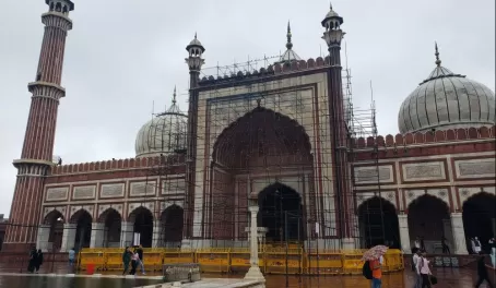 The Mosque in Delhi