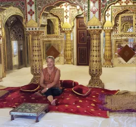 The Gold Room at the City Palace in Jaipur