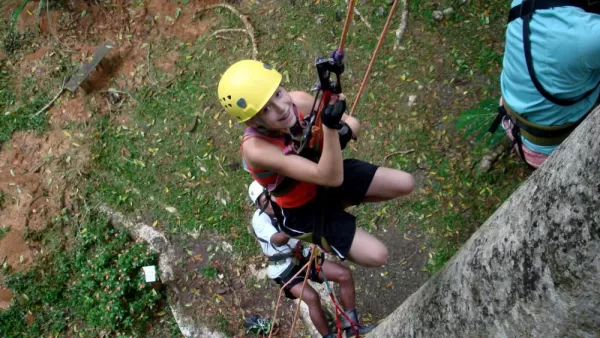 Tree climbing in Costa Rica