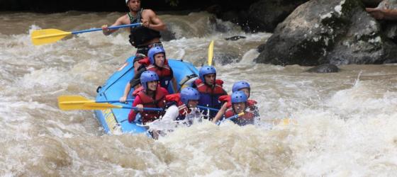 Rafting the Pacuare River in Costa Rica