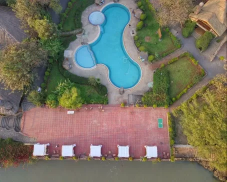 Kuriftu Resort & Spa Lake Tana Aerial View