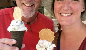 More gelato with my dad!