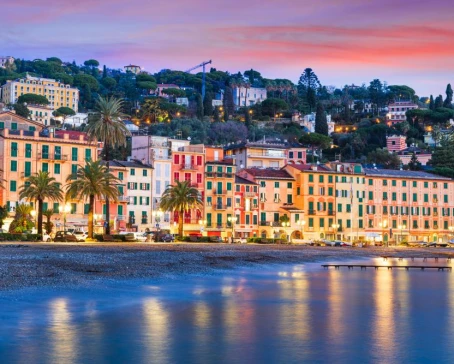 Coast of Santa Margherita Ligure, Italy