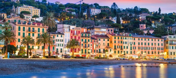 Coast of Santa Margherita Ligure, Italy
