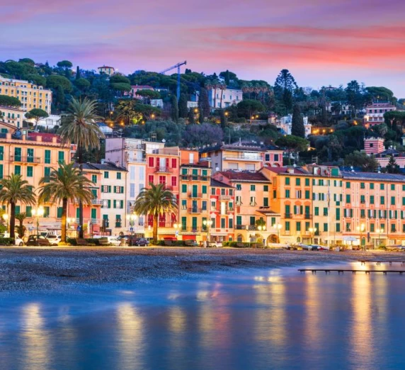 Coast of Santa Margherita Ligure, Italy