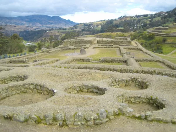 Beatiful views at Ingapirca Ruins during Ecuador vacation