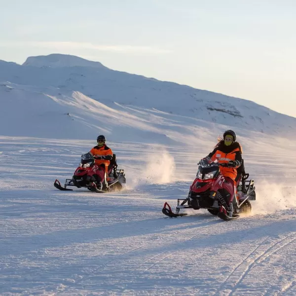Snowmobiling on Langjokull
