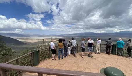 Ngorongoro Crater view point