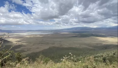 View into Ngorongoro Crater