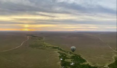 Hot air balloon safari - Serengeti National Park