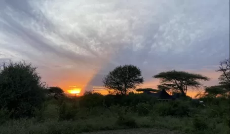 Sunset at Kirimu Camp - Serengeti National Park