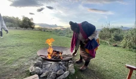Warming Fire - Lemala Ngorongoro Tented Camp