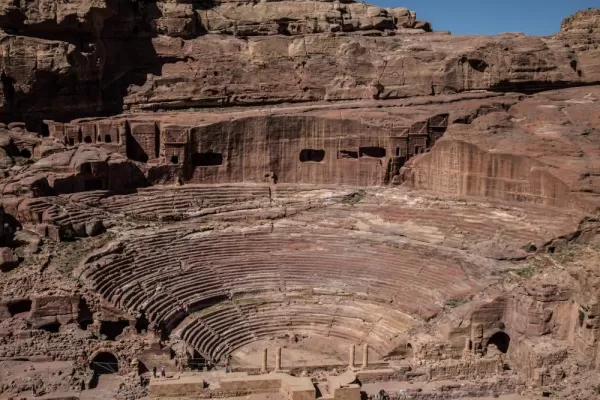 The Amphitheater in Petra