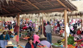 Local weavers in the Sacred Valley