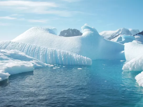 Touring the icy water of Antarctica on an expedition cruise