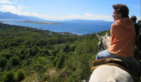 Ushuaia Horseback Riding - Beagle Channel view