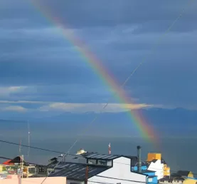 Rainbow over Ushuaia