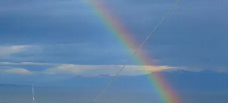Rainbow over Ushuaia