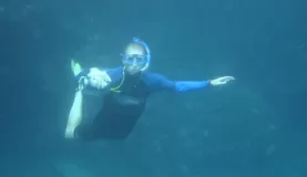 I'm snorkeling!
