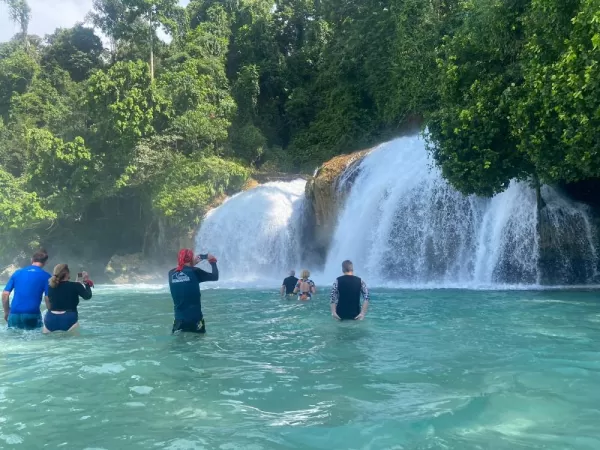 Kiti-Kiti Waterfall in Fakfak Regency, West Papua Province
