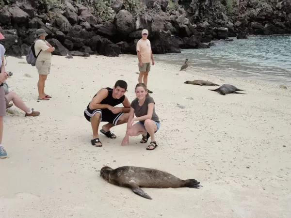 Enjoying our time in the Galapagos