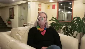 Joann recovering from altitude sickness