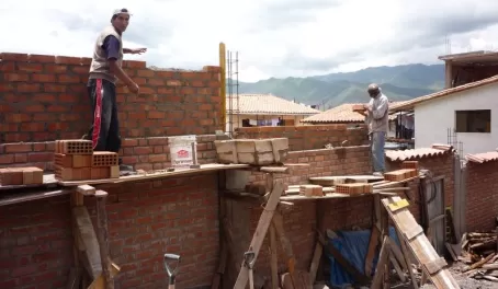 Raising the height of the outside Mantay shelter wall