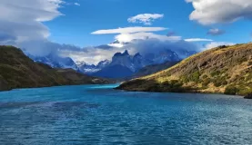 Stunning views along the southern route of Torres del Paine
