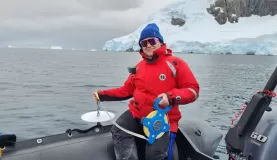 Doing some citizen science projects on the Sylvia Earle